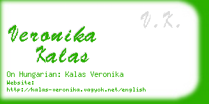 veronika kalas business card